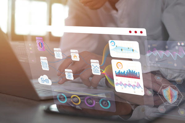Using AI dashboards and tools.