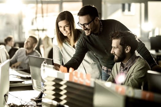 Blue space, stars, and arcs