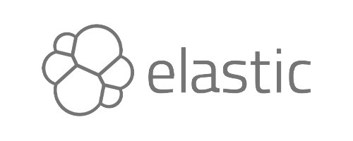 elastic logo monochrome