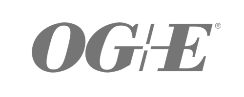 OG+E logo, monochrome