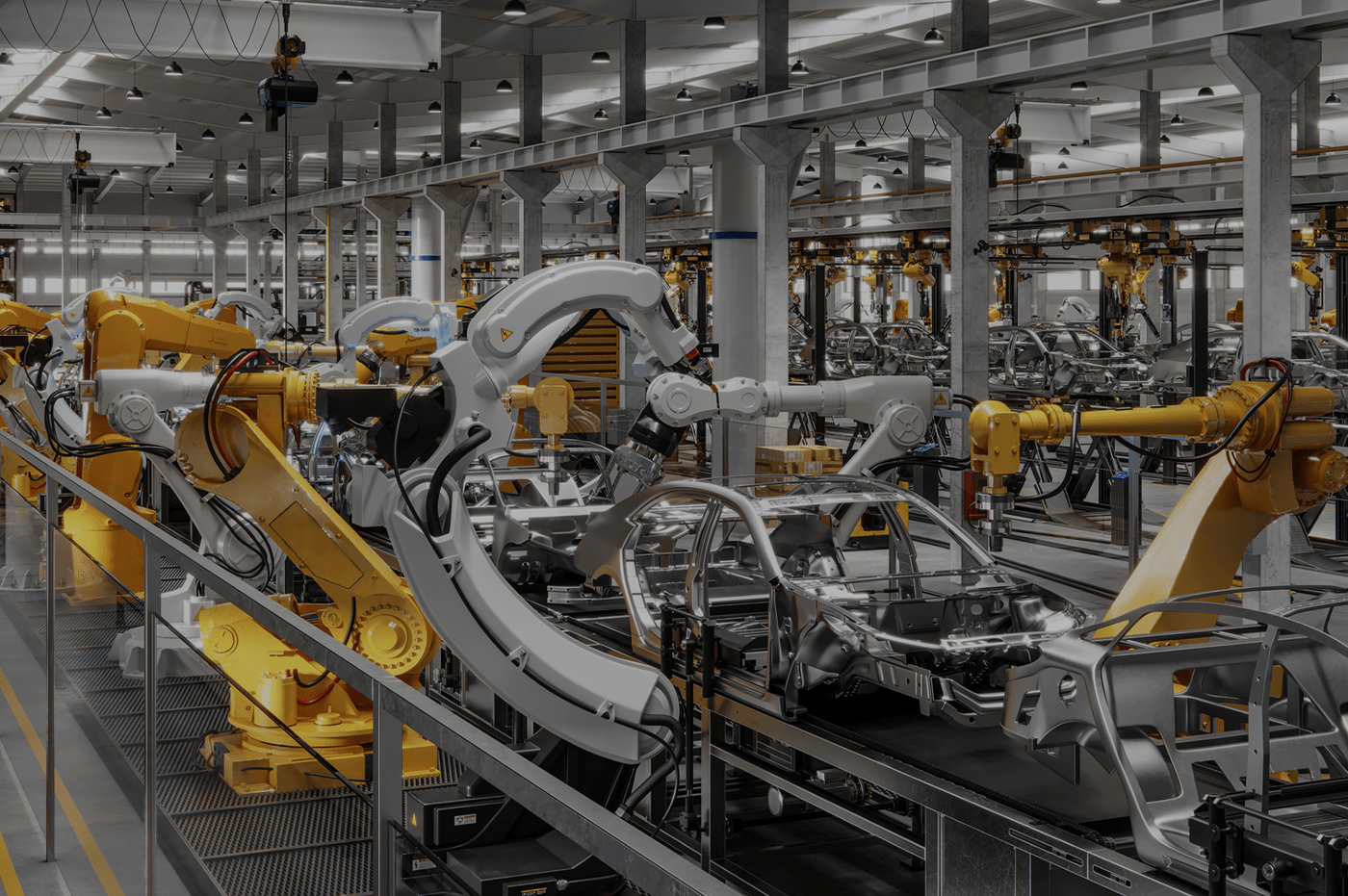 Factory that makes automobiles