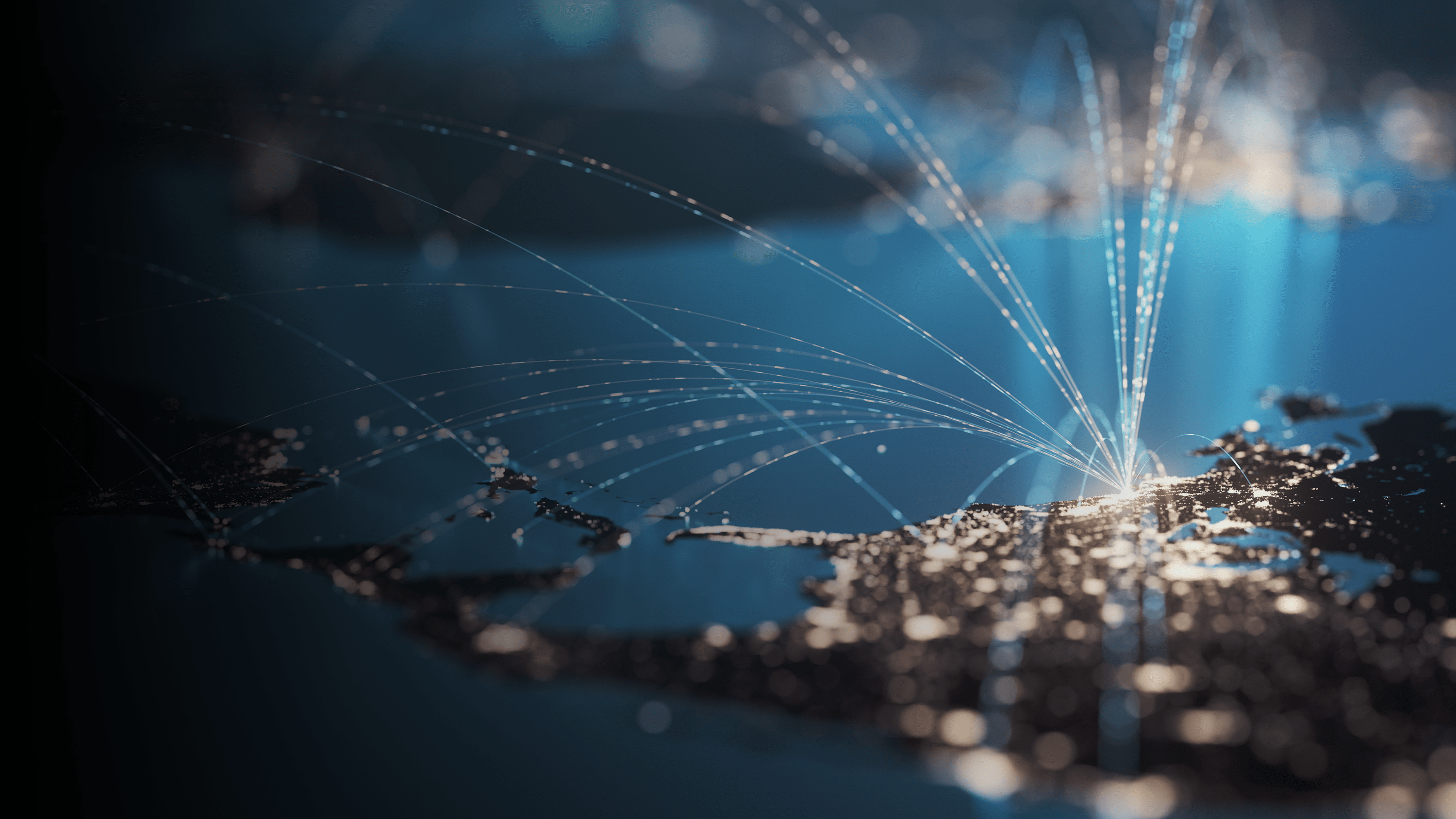 Abstract art of an airport 