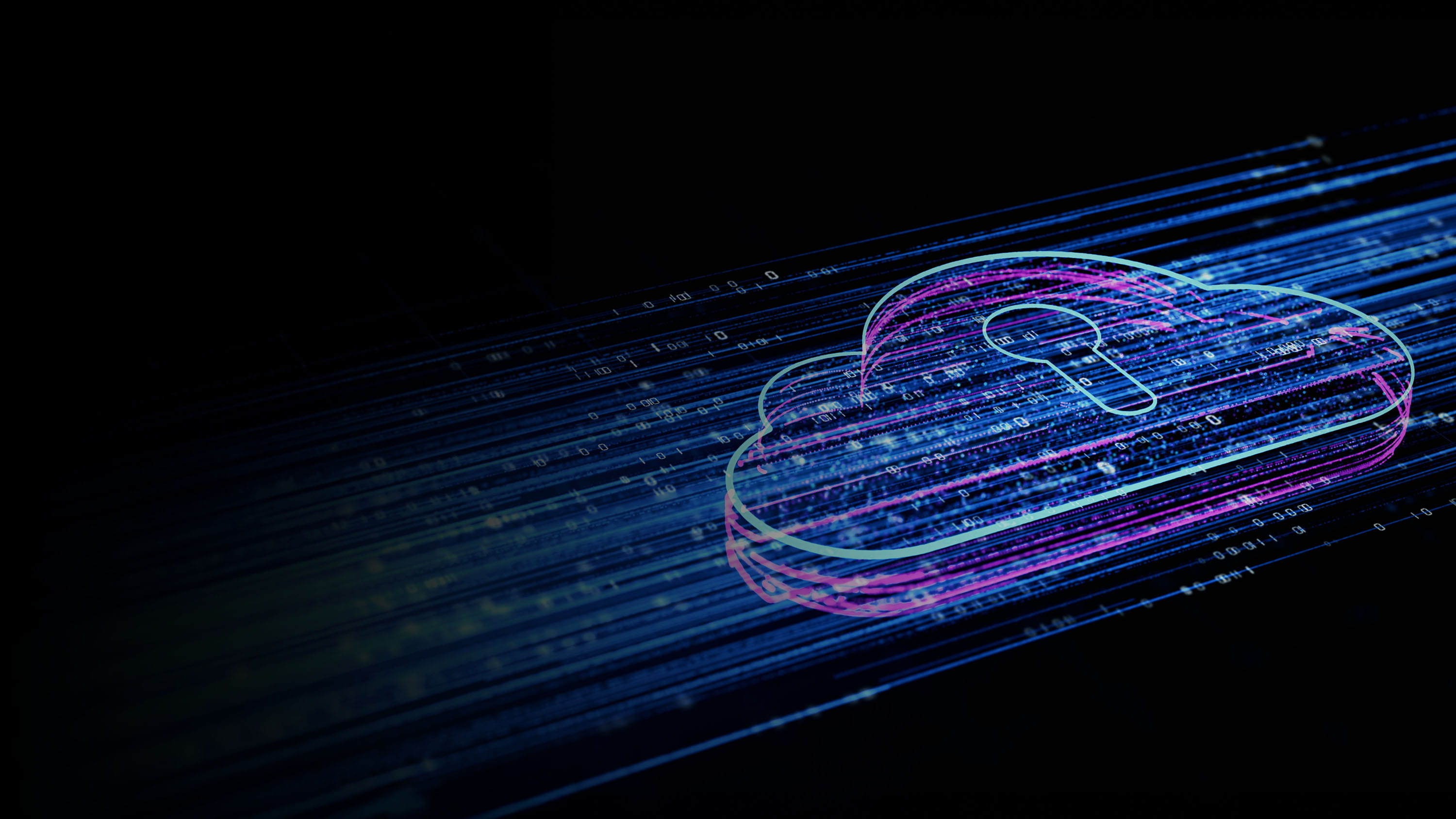 A lock in a tech cloud 