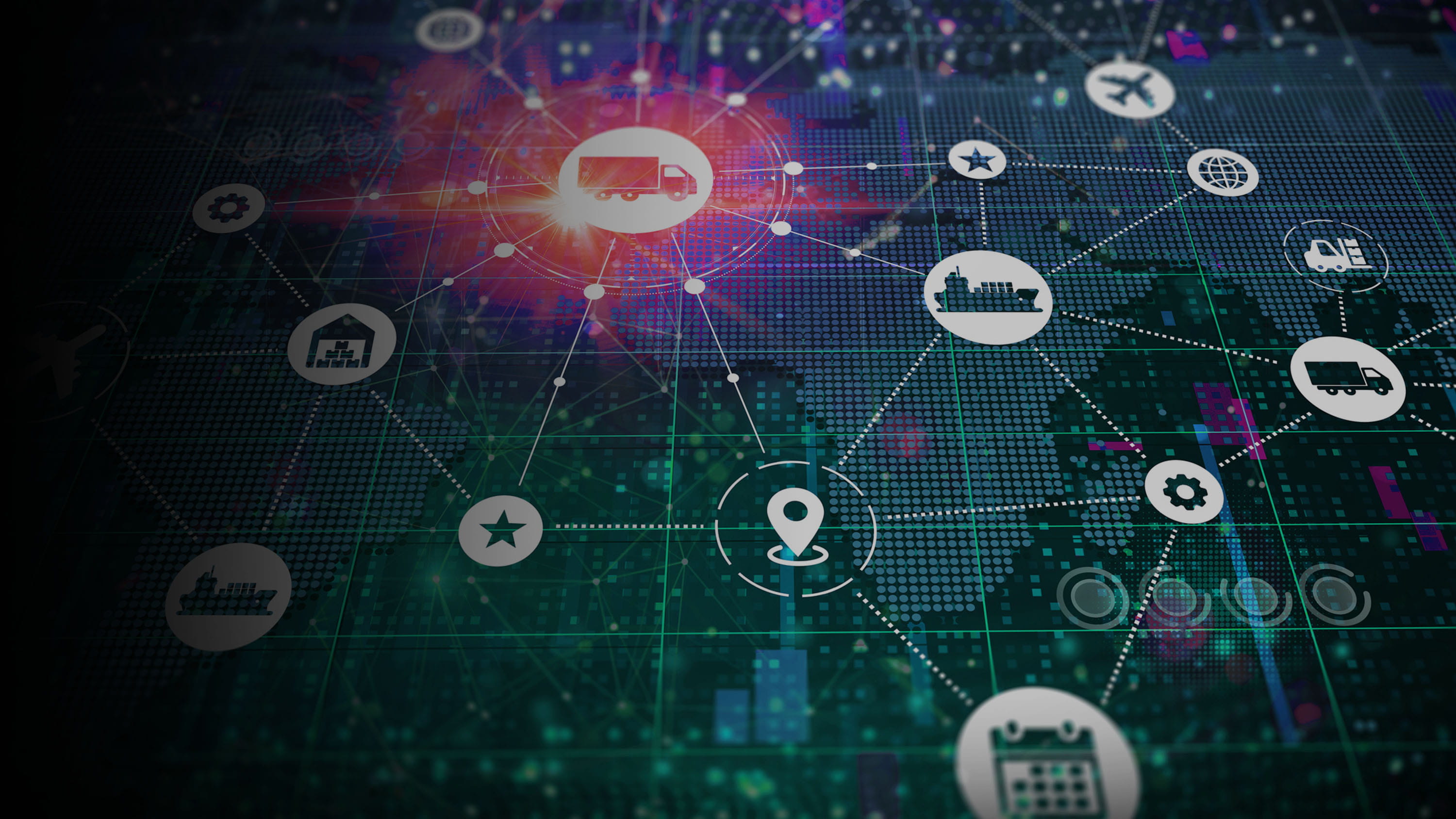 data icons displayed on a screen