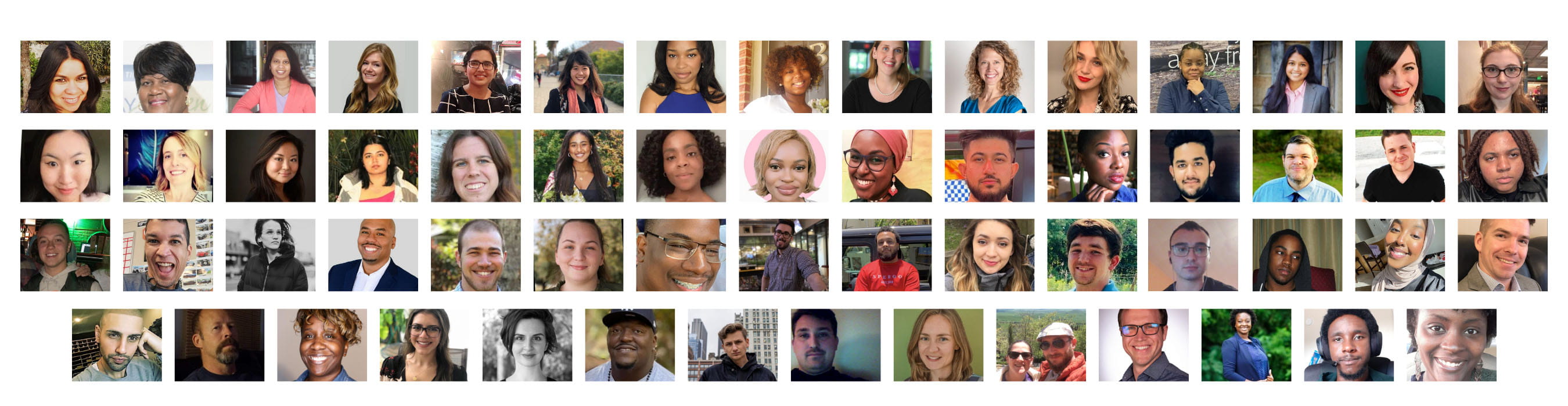 Composite photo of Bright Paths graduates